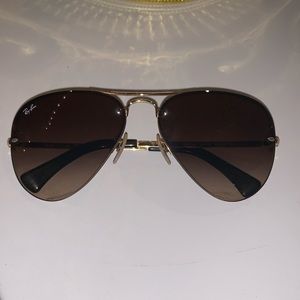 Ray-Ban Aviator Rimless Sunglasses